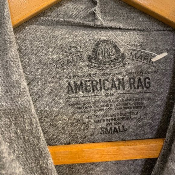 AMERICAN RAG || Two Tone Grey Long Sleeve - Picture 2 of 7